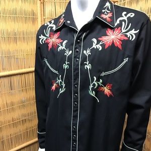 Black Scully Western Shirt M. Men’s or Women’s